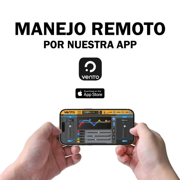 Vento V12X – Sistema Activo Profesional de 12″ con Control Digital