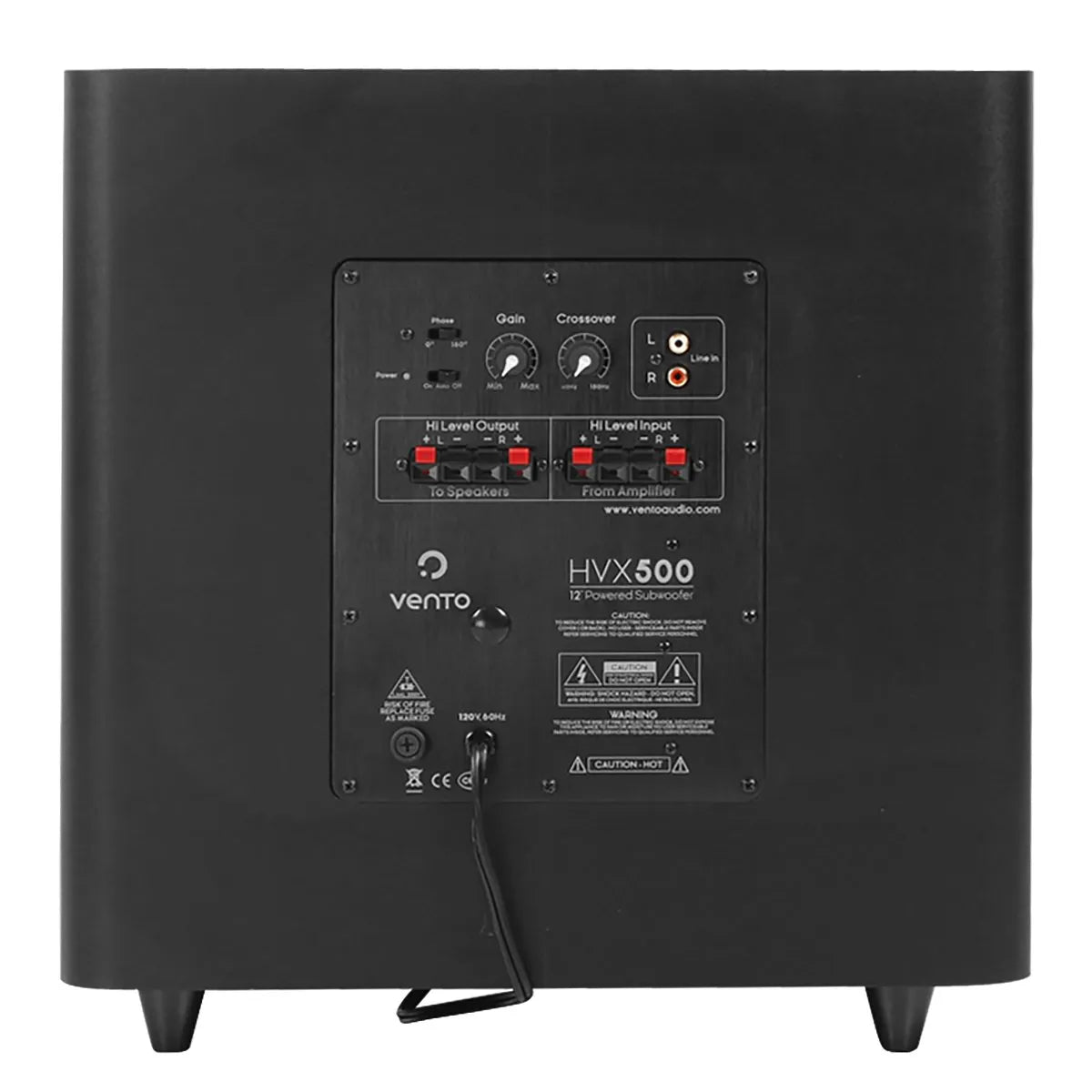 Vento HVX500 12-Zoll-Aktiv-Subwoofer