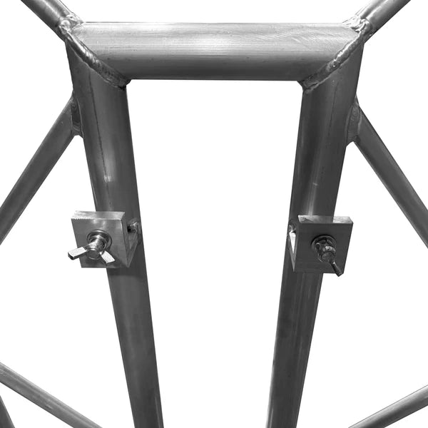 Vento VDJ-TABLE – Mueble Plegable Para DJ En Aluminio Profesional Con Espacio Para Pantalla