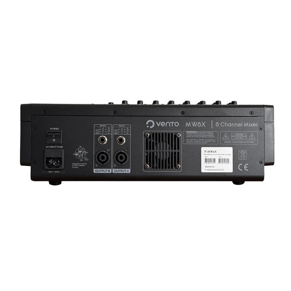 Vento P-MW8X – Consola Mixer Activa De 8 Canales Con Efectos Digitales