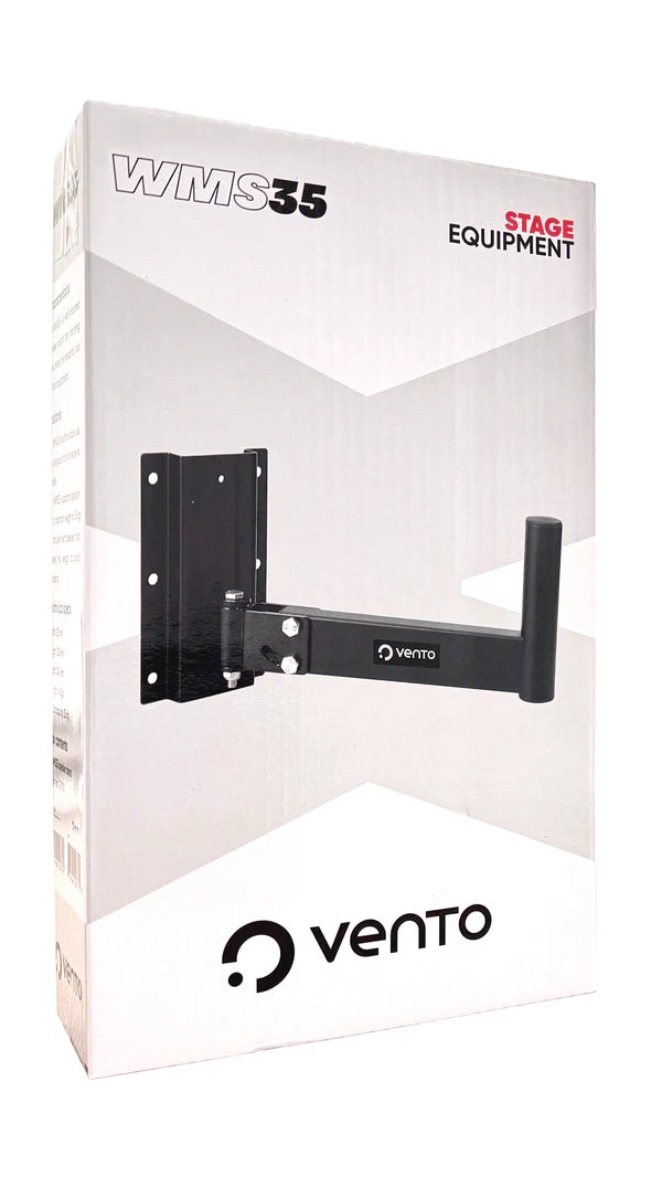 Vento WMS35 – Base De Pared Para Altavoz Con Ángulo Ajustable De 45° A 90°