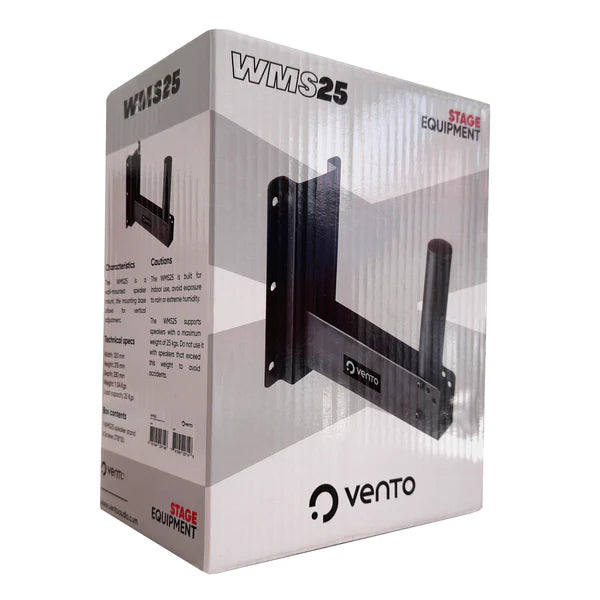 Vento WMS25 – Base De Pared Para Altavoz De Instalación Fija