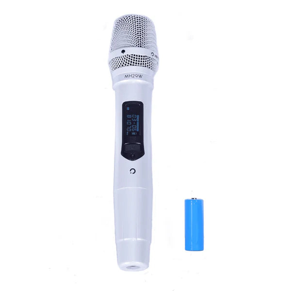 Vento MW29 – Micrófono Inalámbrico De Mano Cardioide UHF Blanco Para Iglesias Y Presentaciones En Vivo