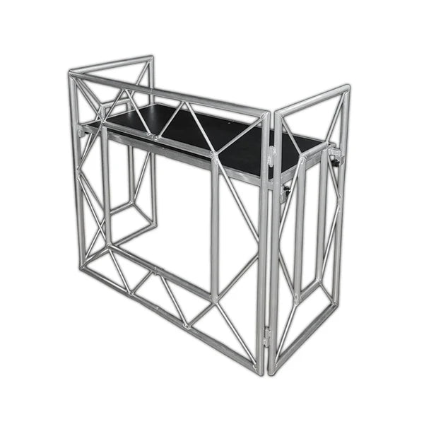 Vento VDJ-TABLE – Mueble Plegable Para DJ En Aluminio Profesional Con Espacio Para Pantalla